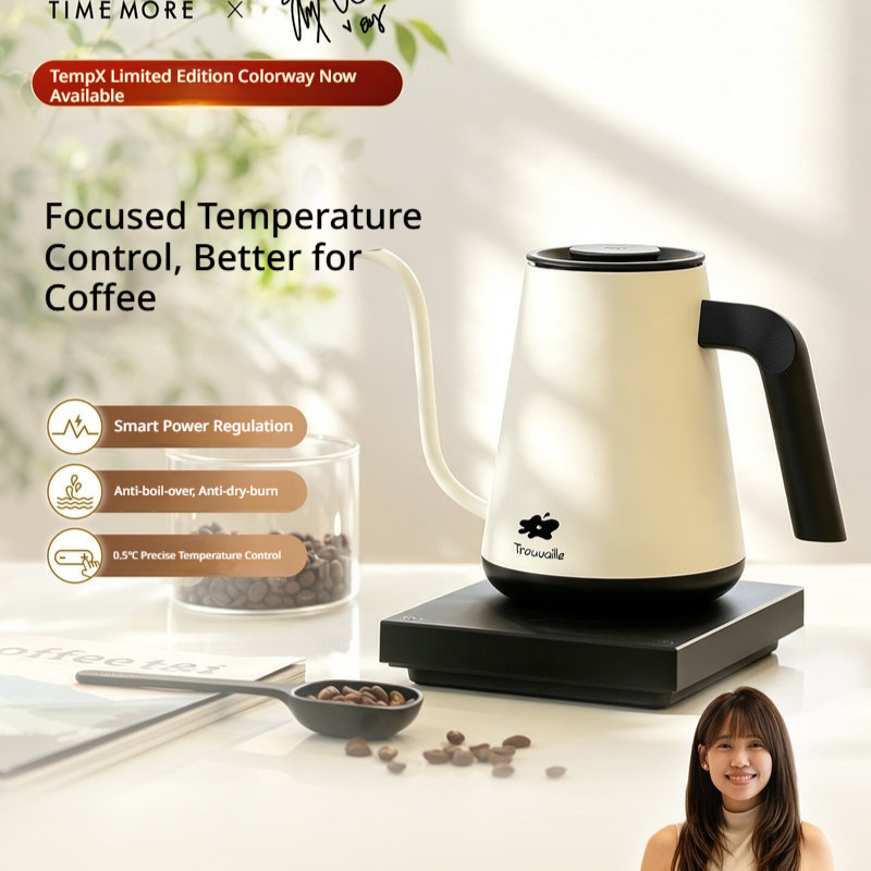 Timemore Fish Pro X Electric G - Electric Kettle Temperature Control recension och pris
