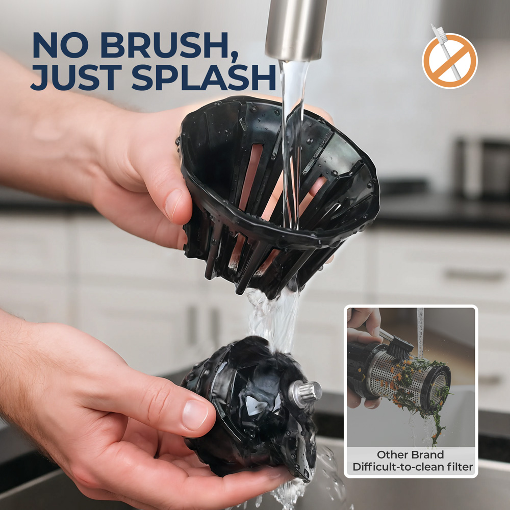 ROUNY Cold Press Extractor wit - Electric Slow Juicer Cold Press recension och pris